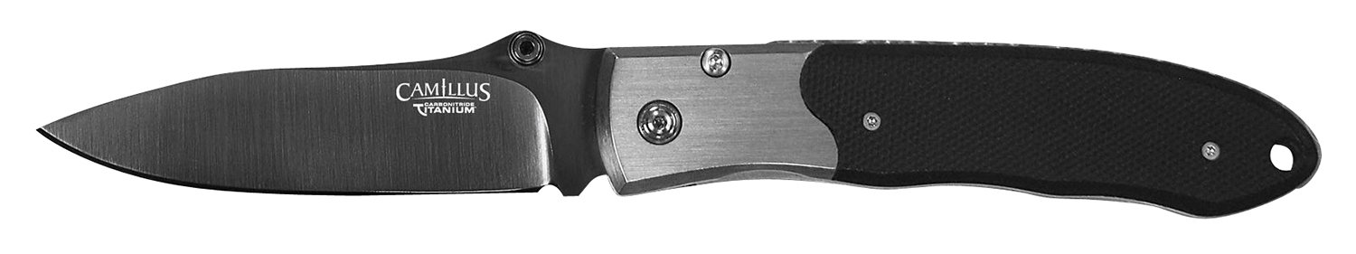 Buy Camillus Knives 18671 VG-10 Drop Point 3 In Black/Silver online