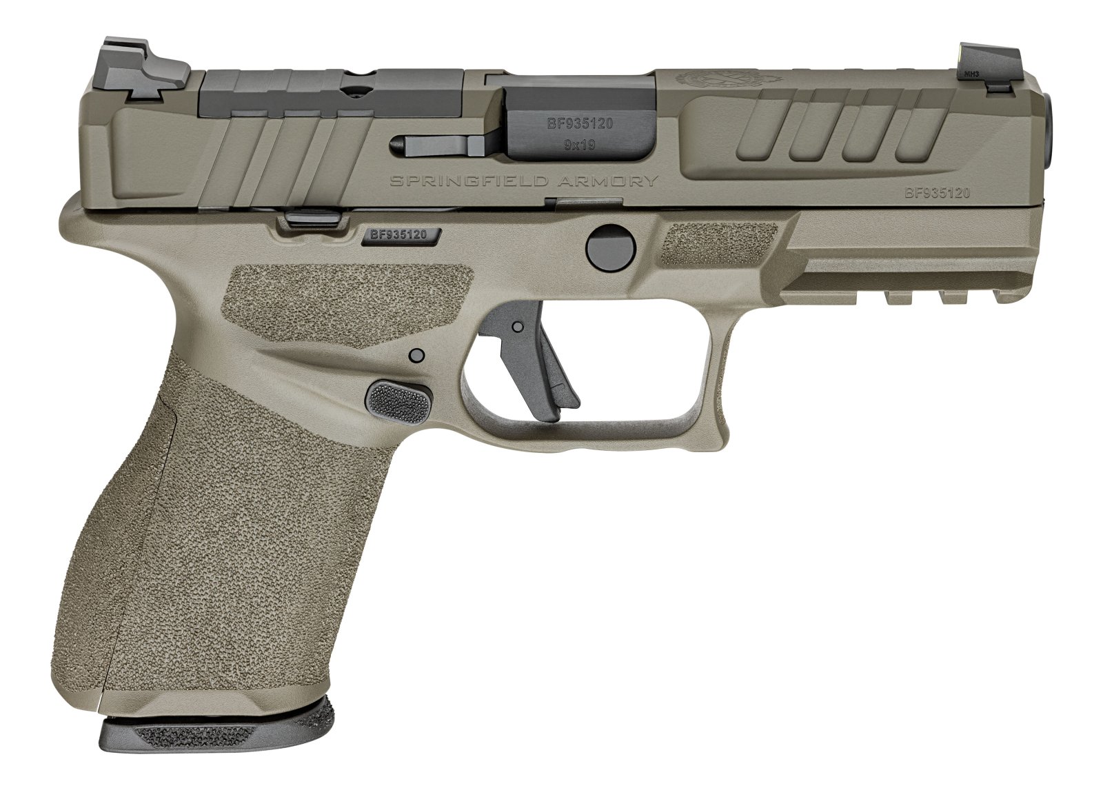 Buy Springfield ARMORY Echelon 9mm 4.5in 2x15rd OD Green Pistol (EC9459G-U-15) online