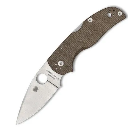 Buy Spyderco Native 5 C41MPCW5 2.95 Inch Brown Canvas online