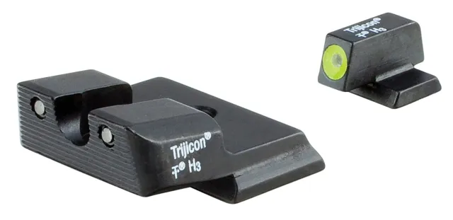 Buy Trijicon HD Night Sight Set - Yellow Front, S&W M&P Shield, Green Tritium Lamps, 12-Year Warranty online