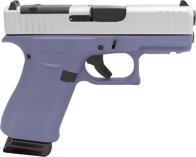 Buy Glock 43X MOS 9mm Luger 15+1 3.410 Purple|Silver Polymer online
