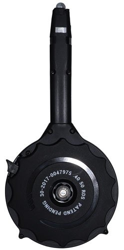 Iver Johnson Glock40BLK 50-Round .40SW Drum Magazine Matte Black - Iver Johnson - 40SW