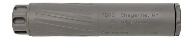 Thunder Beast Arms Corp 22-TAKE-DOWN-FDE 22 Takedown 22LR 0.985" Titanium/Stainless Steel 1/2x28" FDE Cerakote