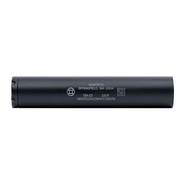 USED Gemtech GM-22 Suppressor .22 LR 5 1/2x28 Thread Black
