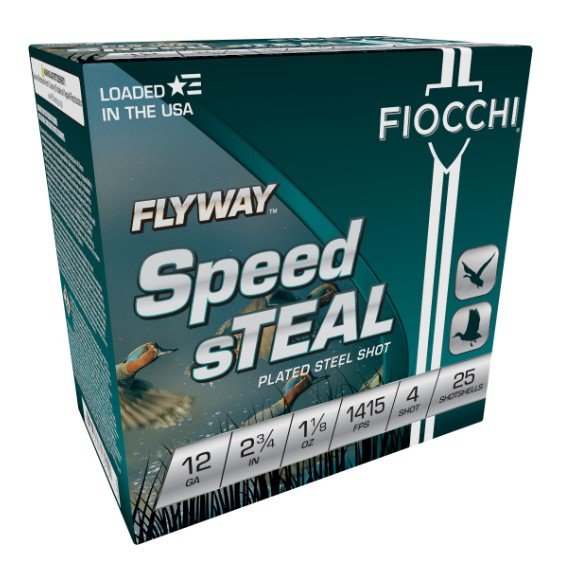 Fiocchi Flyway Speed Steel 12Gauge 2.75In 1-1/8oz #4 Shot - Fiocchi - 12