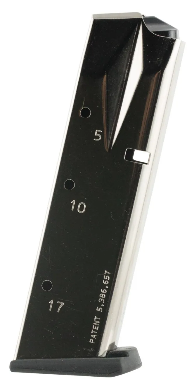 Buy Mec-Gar MGSW5917N 9mm 17rd Nickel Magazine for S&W 5900/910/915/659 online
