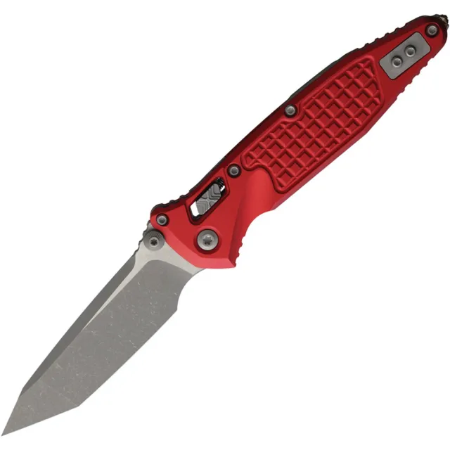 Microtech SOCOM RAM-LOK 4 In T/E Apocalyptic Red Aluminium Standard Frag - MICROTECH for sale at Iron and Lace