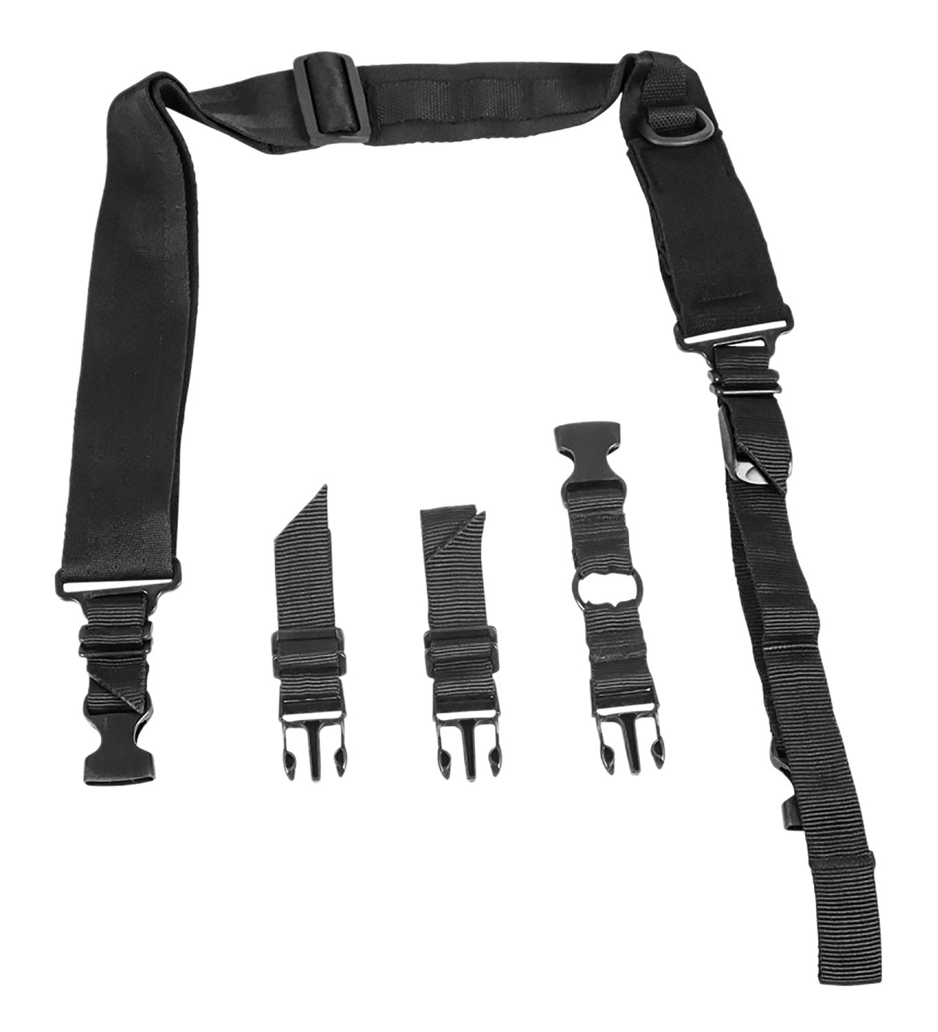 Buy NcStar AARS2PB VISM Extra Wide Adjustable Bungee Sling Black Nylon Strap online