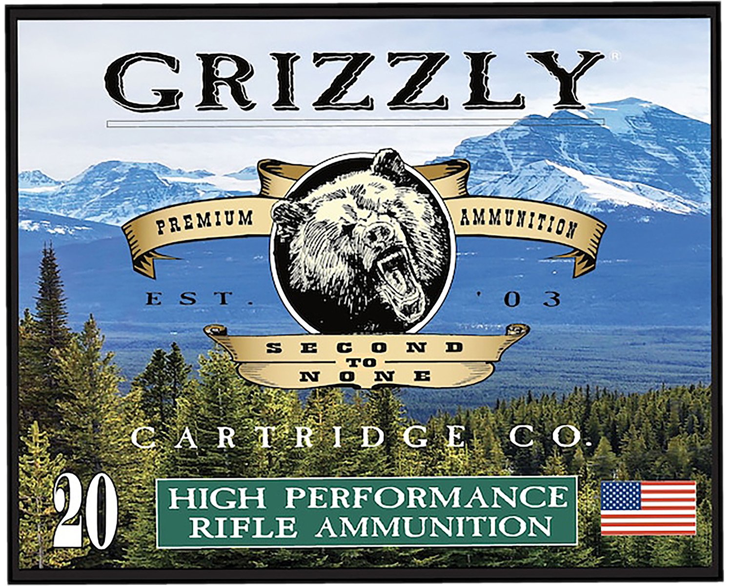Buy Grizzly GC357S3 357Sig 125gr FMJ Flat Point Ammo 20/Box online