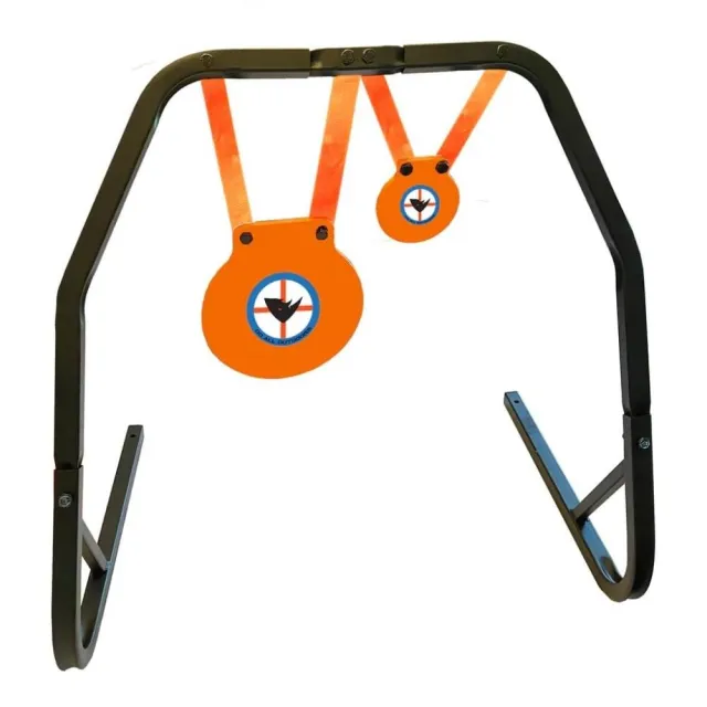 Buy Do-All Outdoors RR2000 Steel Gong Stand 2-Target 3/8" NM500 Orange online