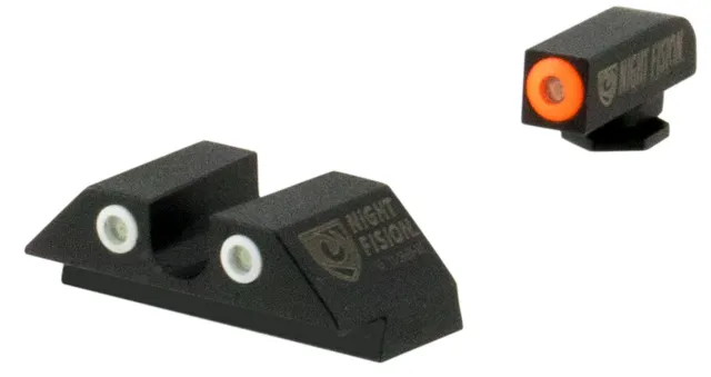 Nightforce Optics Glock 17/19/34 Front Ring Sight Set Orange - Nightforce Optics