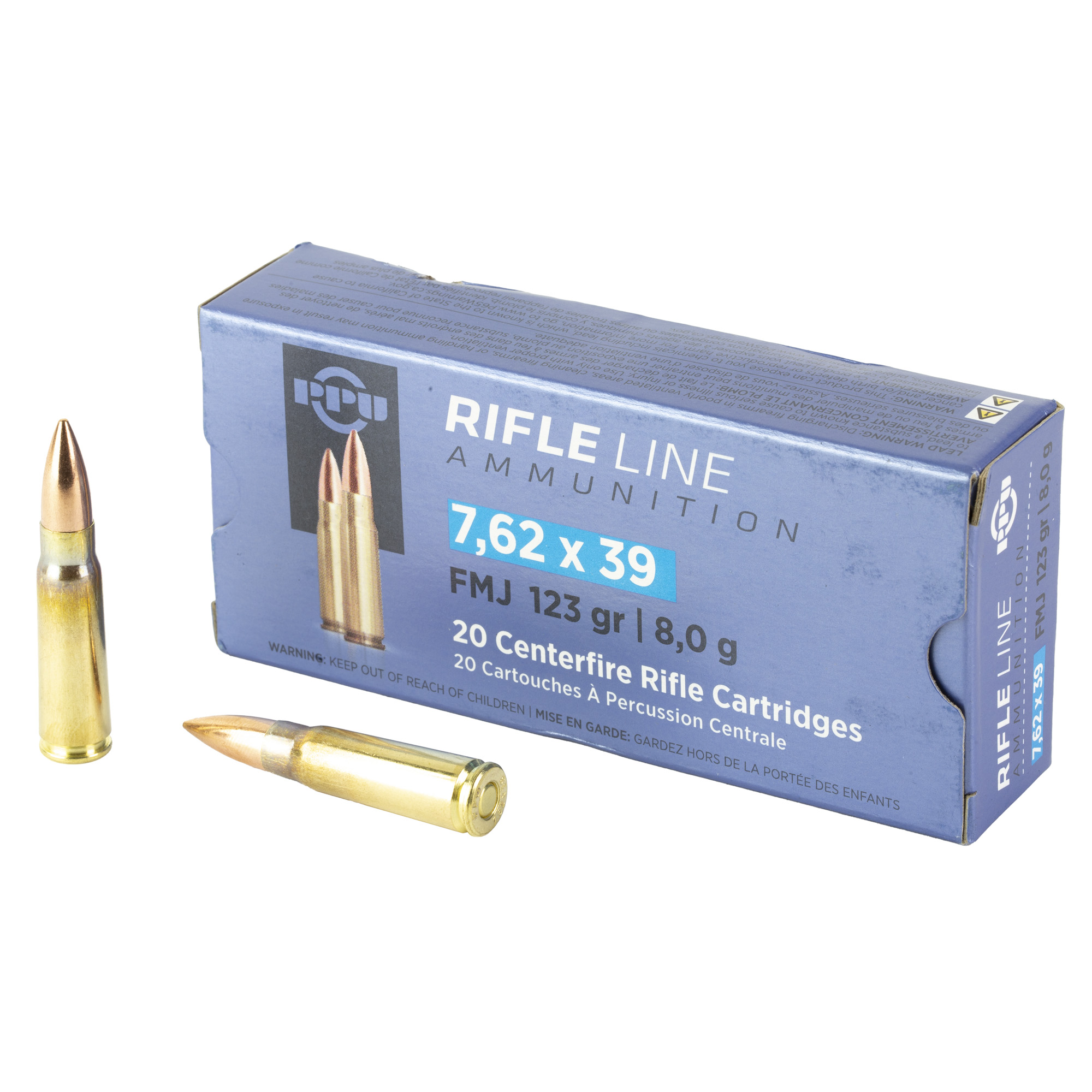 Buy Prvi Partizan PPU PP739F 7.62x39mm 123 Grain FMJ 20 Rounds online