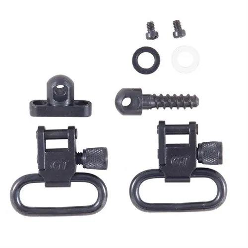 GrovTec US SXS O/U Shotgun Swivel Set Black - Grovtec