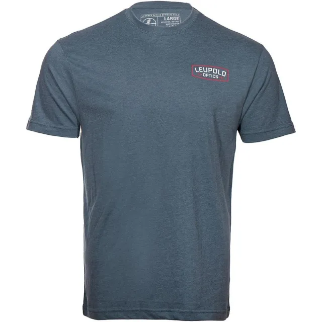 Buy Leupold Badge Short Sleeve Shirt Indigo M online