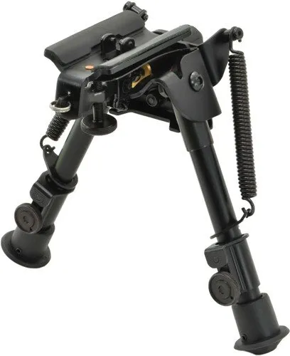 Aimtech AFA-10855 Bipod 6-9 in Black Heavy Duty Lever Locking Pivot - Aimtech