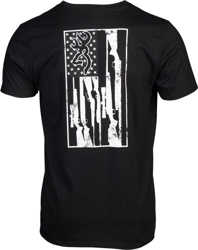 Browning SS T-SHIRT BROWNING LEGACY FLAG BLACK - Browning