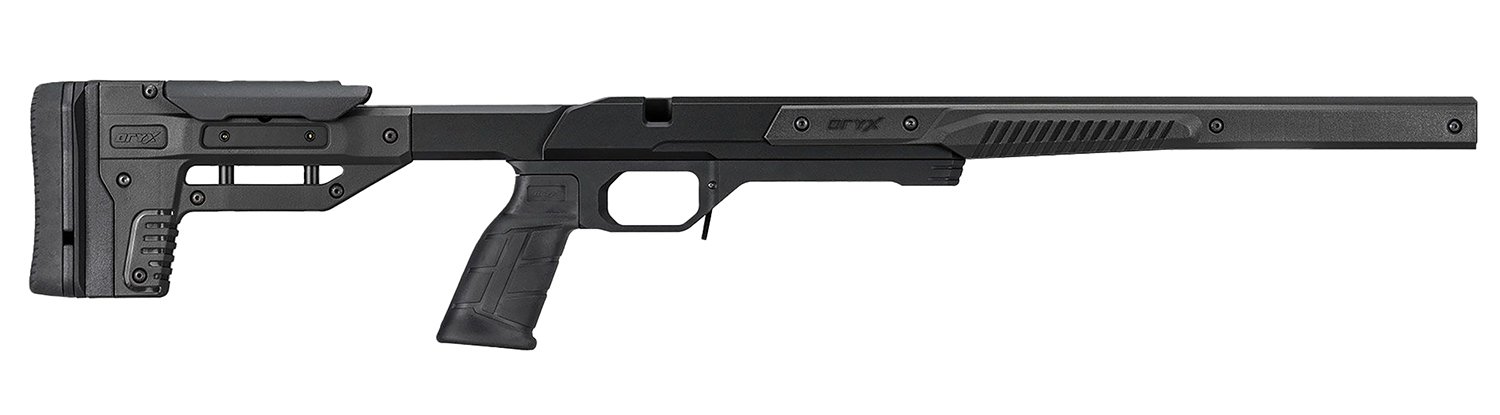 Mdt Sporting Goods Inc 104781BLK Oryx Rifle Chassis Black Aluminum Fits Ruger 10/22 - MDT