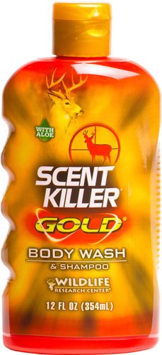 Wildlife Research 1240 Scent Killer Gold Body Wash & Shampoo 12oz 6-Pack - Wildlife Research Center