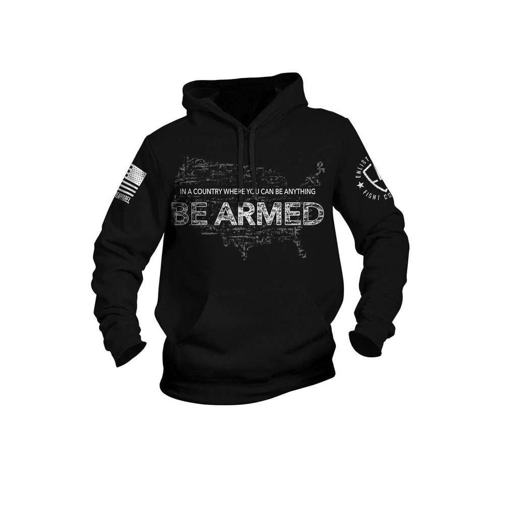 Buy Nine Line E9ARMED-H Black Hoodie S - Be Armed Design online