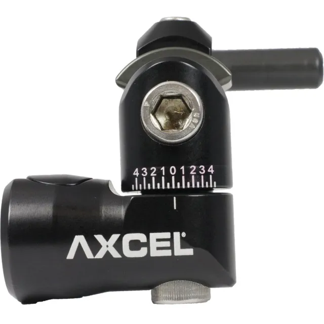 Axcel STOM-BK TriLock Adjustable Offset Mount Black, CNC Machined - Axcel