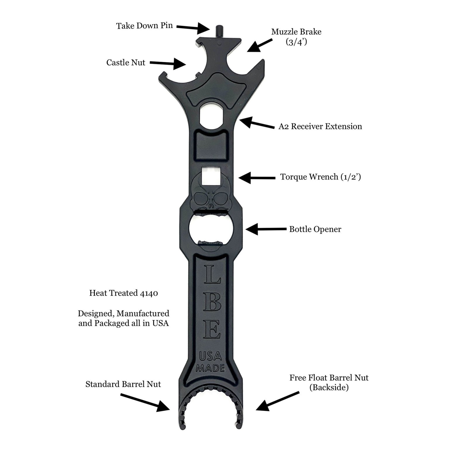 LBE Unlimited AR15 Armorers Tool ARMTL - LBE Unlimited