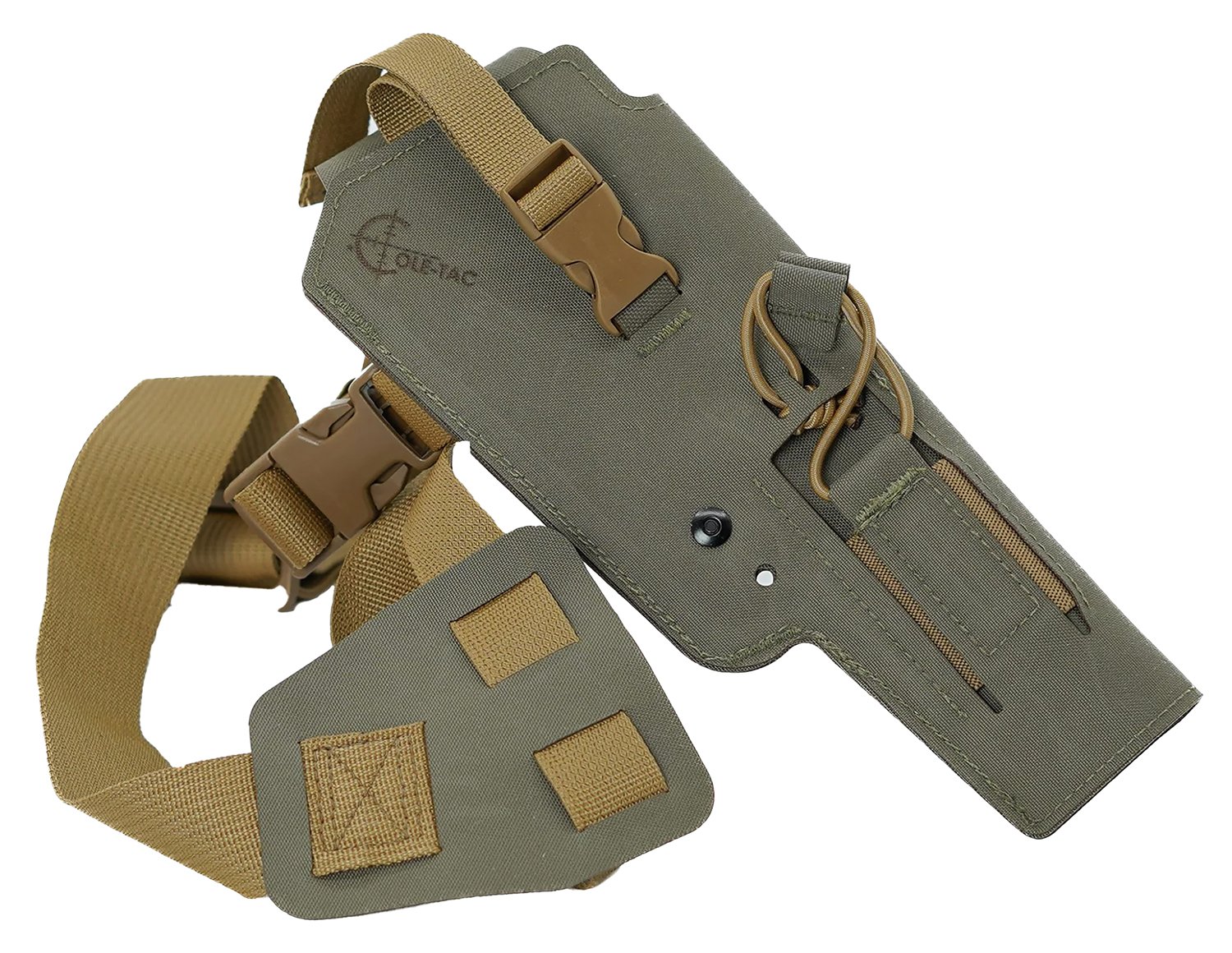 Cole-Tac VW214 Varmint Wrangler Pistol Holder Ranger Green Left Hand - Cole-Tac
