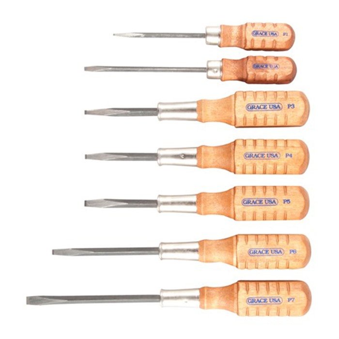 Grace USA GRHG7 Gunsmith Screwdriver Set, 7-Piece - GRACE USA