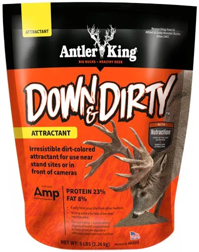 Buy Antler King Down & Dirty Deer Attractant 5 lb High Protein Bag online