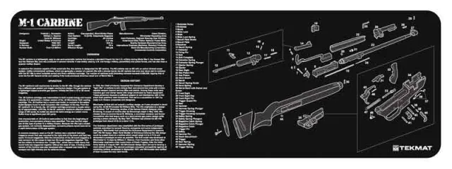 TEKMAT ARMORERS BENCH MAT 12"X36" M1 CARBINE