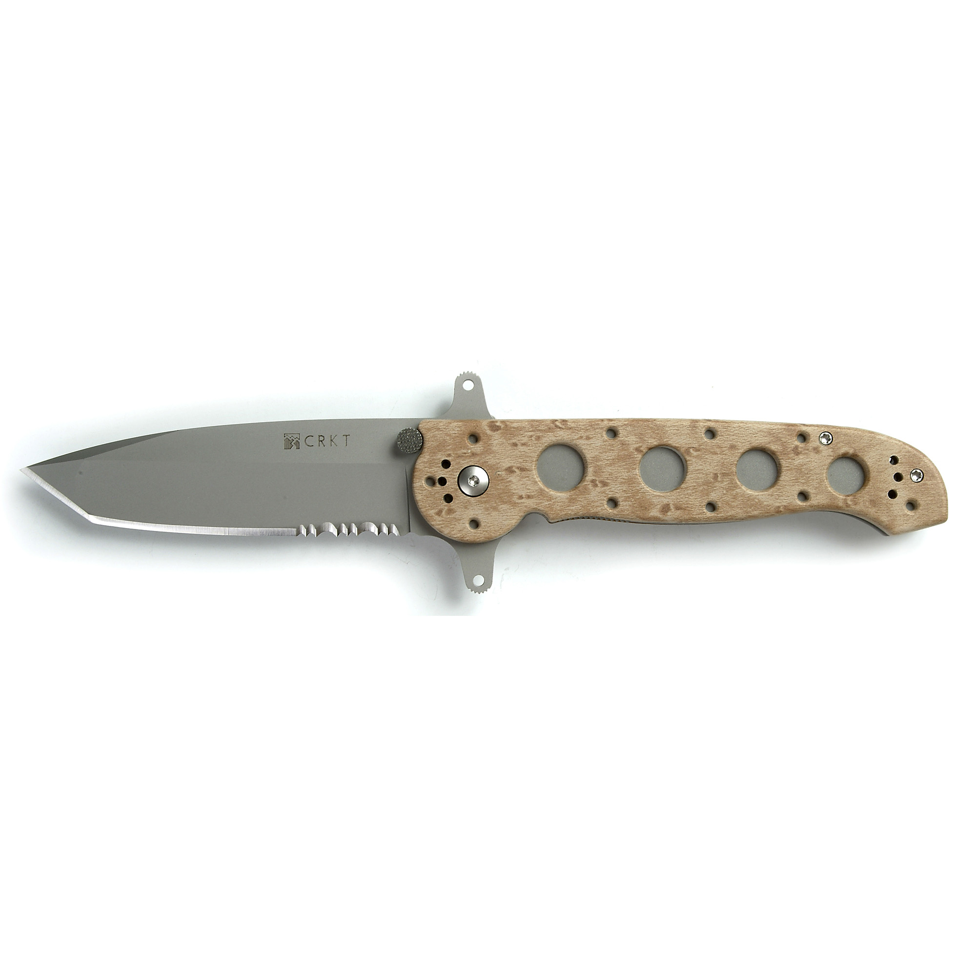 CRKT M16-14ZSF Tanto Knife AUS8 3.875" Desert Tan Handle - Columbia River Knife & Tool