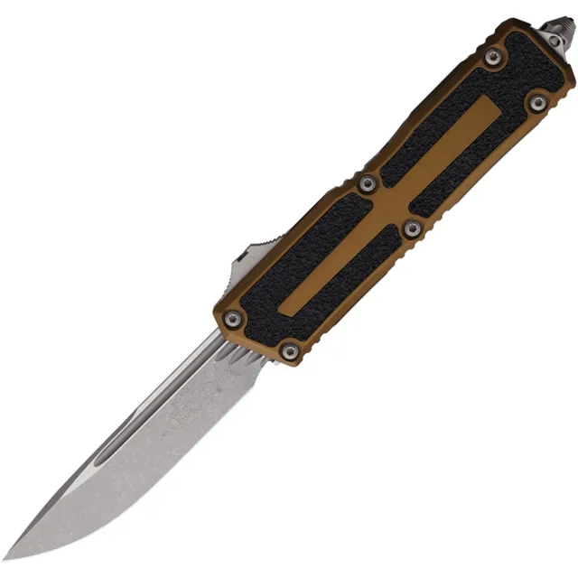 Microtech Scarab II G3 3.97 In SE STD APOC Tan ALU HNDL - MICROTECH for sale at Iron and Lace