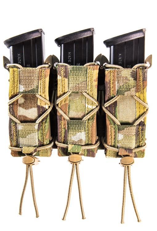 High Speed Gear 11PT03MC Triple TACO Mag Pouch MultiCam Nylon MOLLE - High Standard