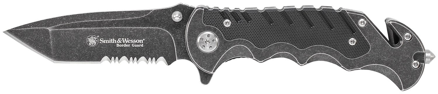 S&W Knife Border Guard 3.5" Blade with Strap Cutter/GLS - SWK