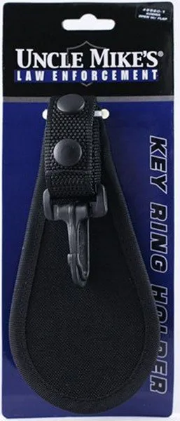 Hunting Shooting Accessory Black Nylon Web Open Key Ring Holder - Uncle Mike's for sale at Smoke Wagon Firearms