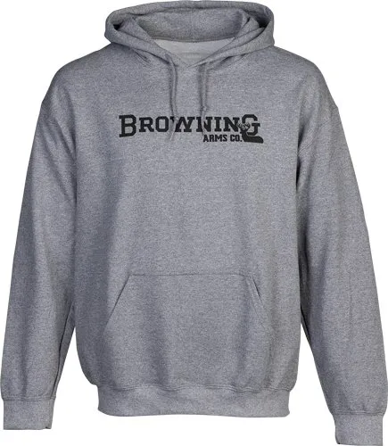 Browning Backfence Hoodie Heather Gray 5030026905 - Browning