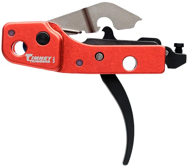Timney Triggers AK47 Single Stage Trigger Curved Anodized Red - Timney Triggers