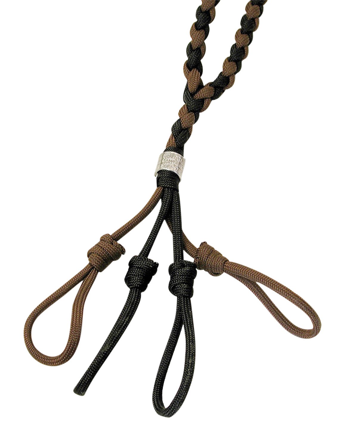 Buy Haydel's DL98 Deluxe 4 Call Lanyard Camo Paracord 22" Tan/Green Braid online