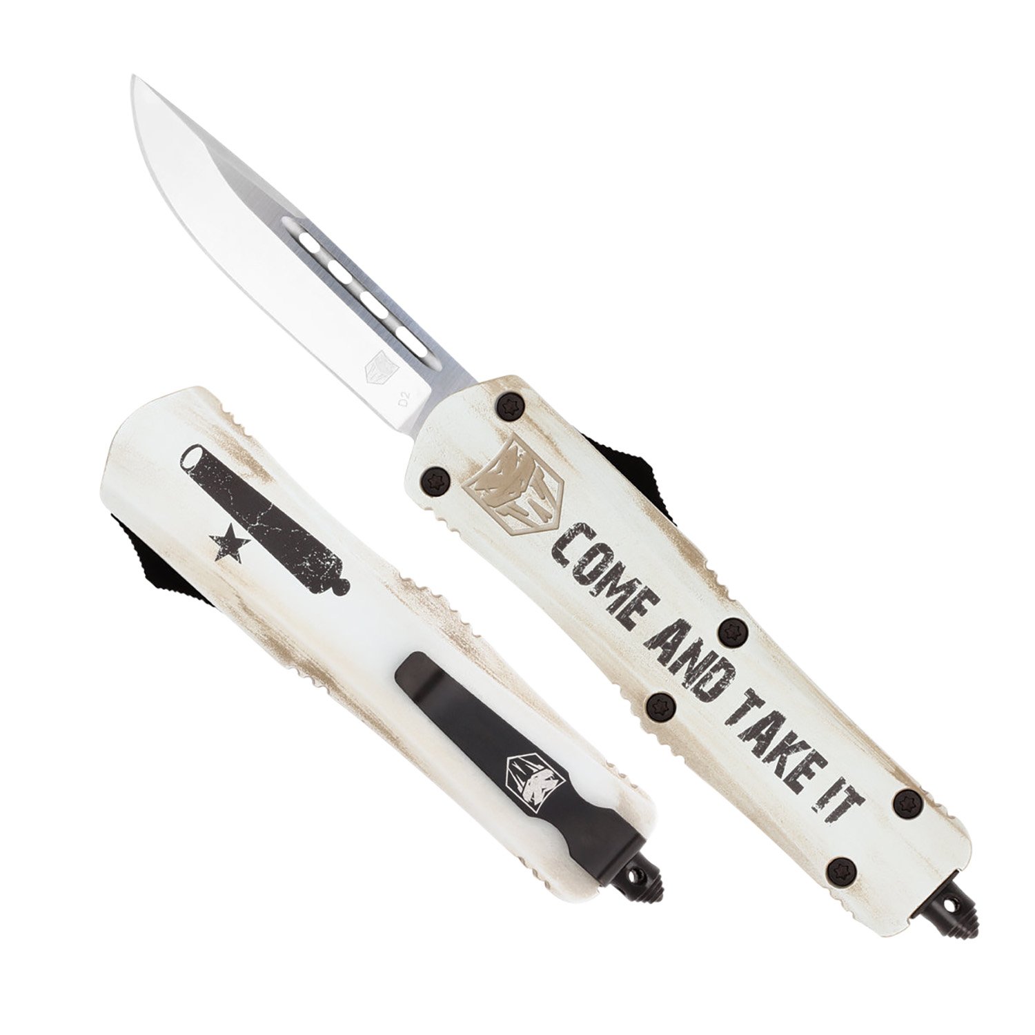 CobraTec MCATIFS-3DNS Come & Take It OTF Knife 3" D2 Steel Blade - CobraTec Knives