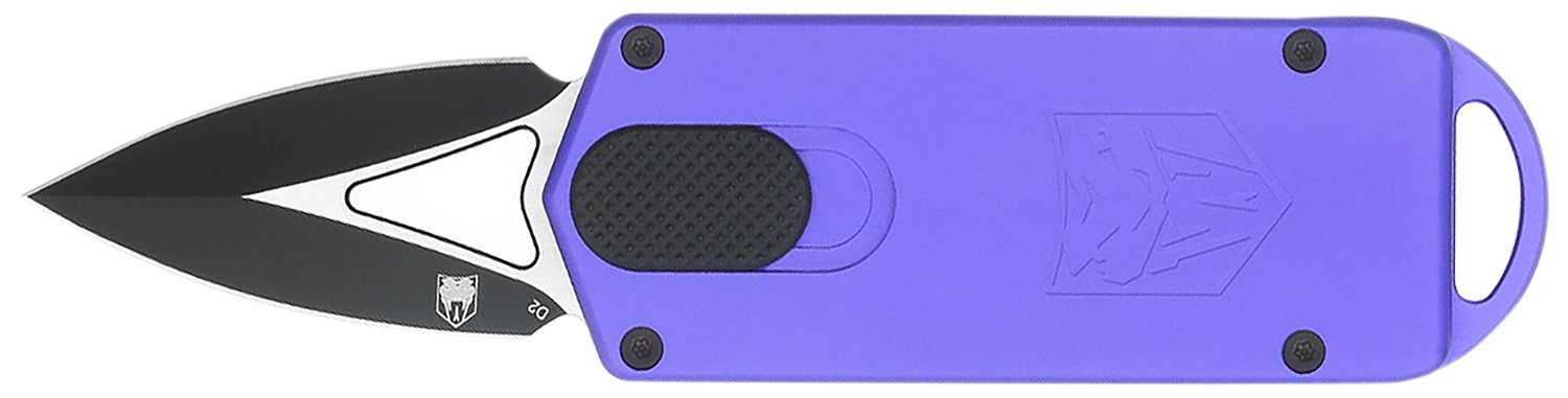 CobraTec Knives ASP CTASPPUR 1.94 In D2 Steel OTF Dagger Purple - CobraTec Knives