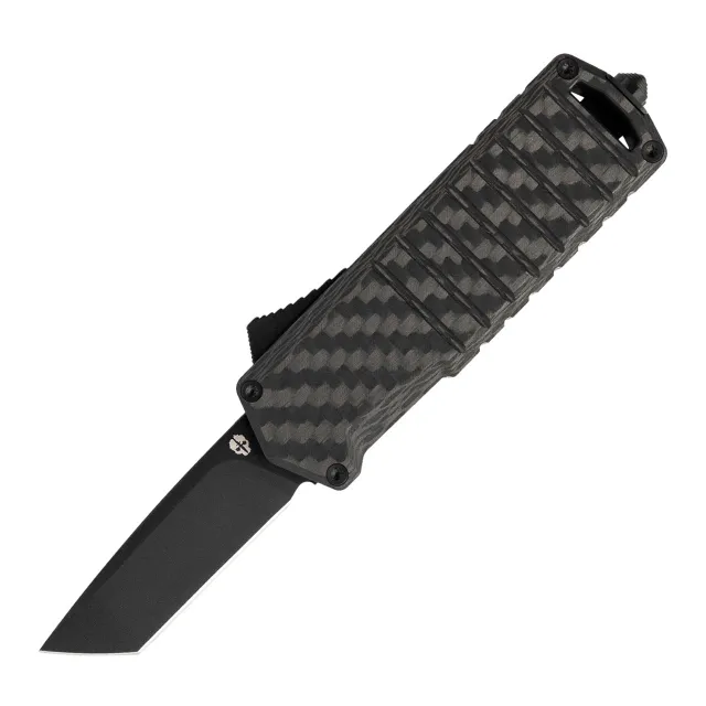 Tekto Gear A2 Badger D2 Steel Carbon Fiber Handle Black