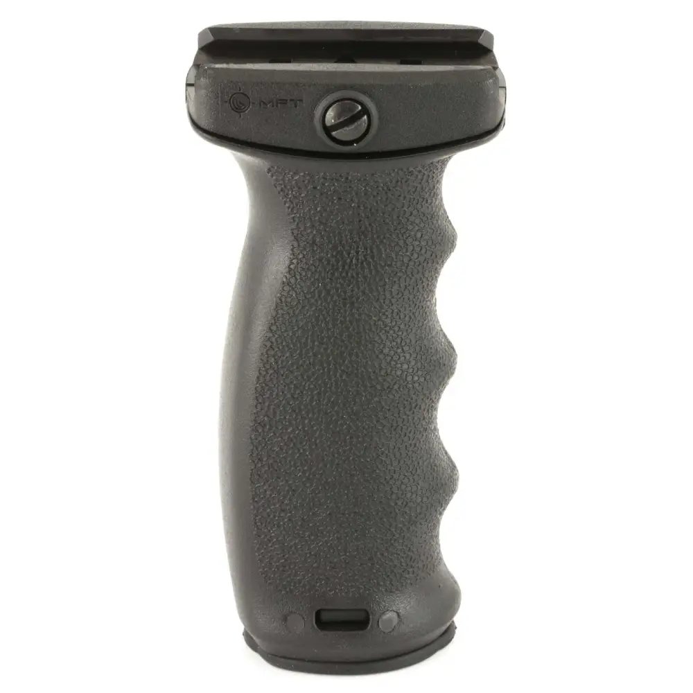 MFT REG-BL Full Sized Vertical Grip with Watertight Storage Black - Mission First Tactical