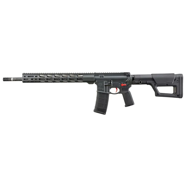 Ruger AR-556 MPR .223 Wylde Rifle, 18" PROOF Research Carbon Fiber Barrel, Gray Cerakote, Magpul PRS Lite Stock, 30+1 Capacity