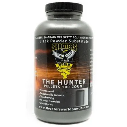 Shooters World The Hunter 50 Cal 50 Grain Black Powder Pellets 100ct