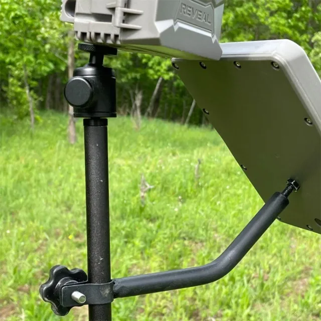 Tactacam RACSV1 Adjustable Camera Stake Black Steel 20"-54" Telescoping - Tactacam - Reveal Hold Co