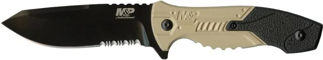 Buy M&P Knives SWC MP CLIP PNT FIXED SERRATED Full Tang Fixed Blade .000 online
