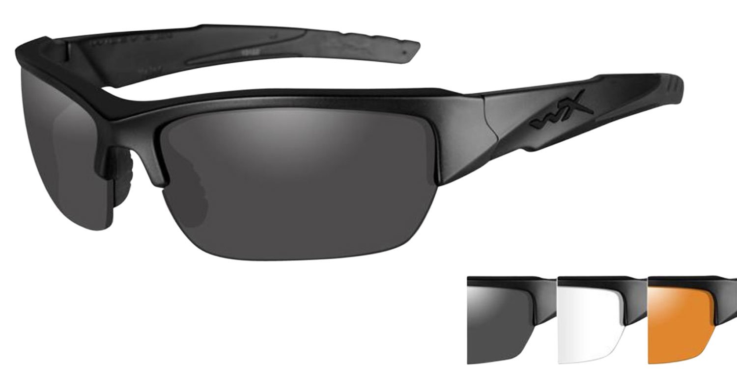Buy Wiley X Eyewear CHVAL06 Valor Safety Glasses Matte Black online
