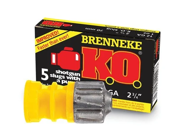 Brenneke KO Slugs 12 ga. 2 3/4 in. 1 oz. 5 rd. - Brenneke - 12 for sale at Smoke Wagon Firearms
