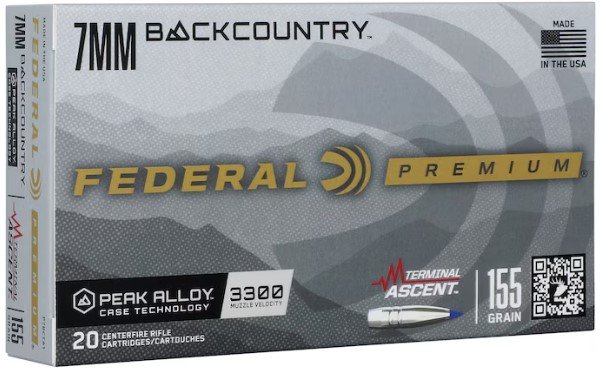 Buy Federal Premium Terminal Ascent 7mm Backcountry 155gr 20 Round Box online
