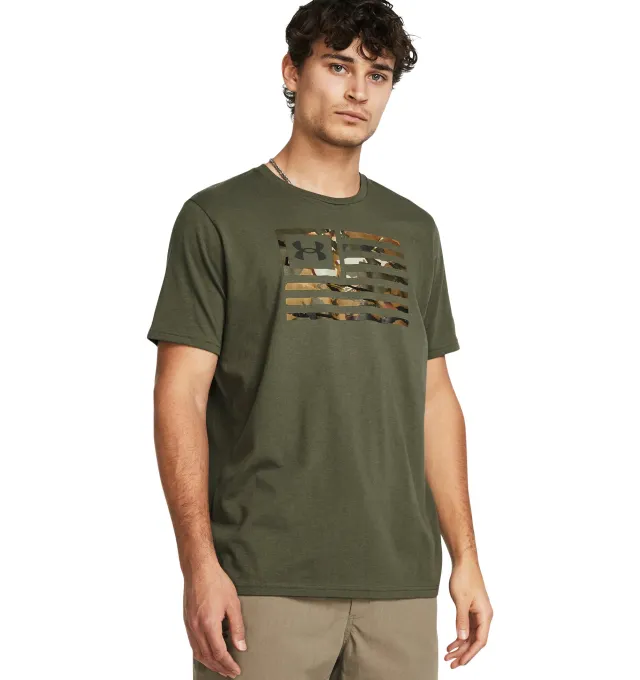 Under Armour Men's Freedom Flag Printed Short Sleeve T-Shirt