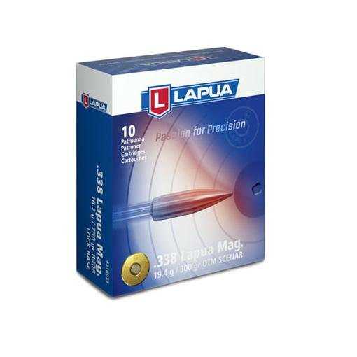 Buy Lapua 4318013 .338 Lapua Mag 300gr HPBT 2723fps Rifle Ammo 10ct online